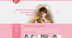 Desktop Screenshot of interrupciondelembarazo.net