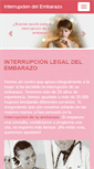 Mobile Screenshot of interrupciondelembarazo.net